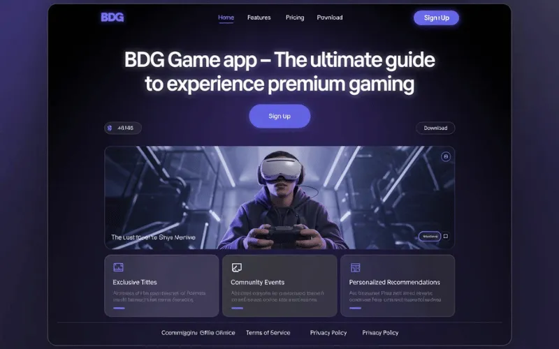 BDG Game App